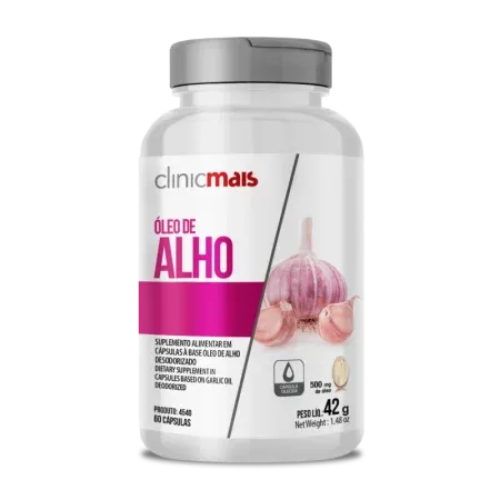 4540 - Cáp. ÓLEO DE ALHO 500mg – 60 cáp.    Imagem