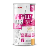 6273 - WHEY  WHEY ELLA MAIS ISOLADO VERISOl  sabor Banana Flambada  (24g de proteína por porção)