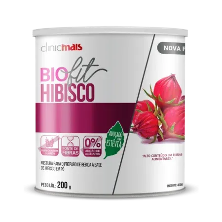 4008 - BIOFIT HIBISCO sabor HIBISCO - (Adoçado com STÉVIA)  Imagem
