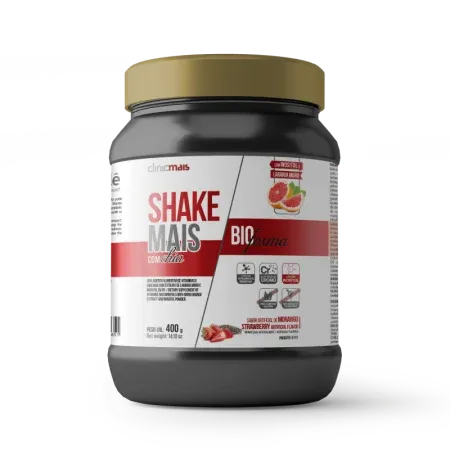 6747 - SHAKE COM CHIA BIOFORMA com INOSITOL e LARANJA MORO sabor Morango
