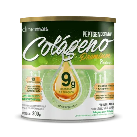 4463 - PEPTGEN DERMA 9 PREMIUM sabor  Limão Siciliano Imagem