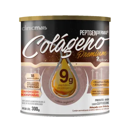 4466 - PEPTGEN DERMA 9 PREMIUM sabor Cappucino   Imagem