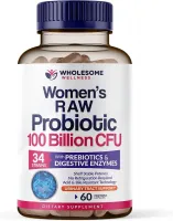 Raw Probiotico Women 100 Bollion CFU 34 Strains C/60 Caps Importado EUA + Frete Grátis