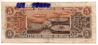 C112 - 5 Cruzeiros - Série 094 - Índio - Data: 1966 - UTG - Foto 2