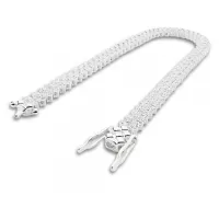 Pulseira de prata alta 950 riviera -  18 cm - 242080