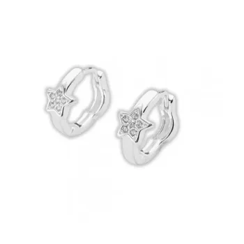 Argolas de prata - Estrela - BC1234