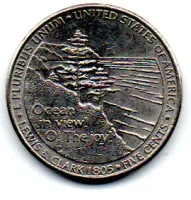 Estados Unidos - 2005P - 5 Cents - Bicentenary of Lewis and Clark Expedition - Ocean in View