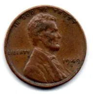 Estados Unidos - 1949S - 1 Cent - Wheat / Trigo