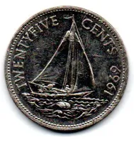 Bahamas - 1969 - 25 Cents