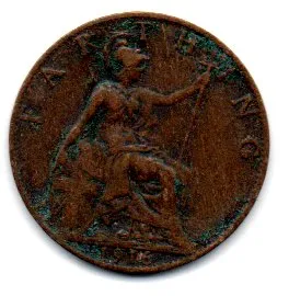 Reino Unido - 1916 - 1 Farthing