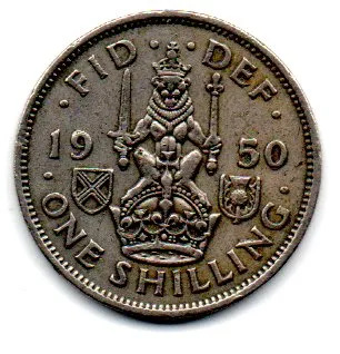 Reino Unido - 1950 - 1 Shilling