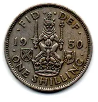 Reino Unido - 1950 - 1 Shilling