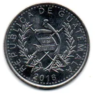 Guatemala - 2016 - 25 Centavos
