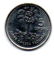 Guatemala - 2014 - 5 Centavos - Sob - Foto 2