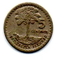 Guatemala - 1977 - 5 Centavos - Foto 2
