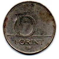 Hungria - 1993 - 10 Forint - Foto 2