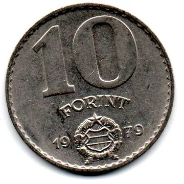 Hungria - 1979 - 10 Forint Imagem