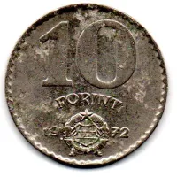 Hungria - 1972 - 10 Forint - BC