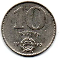 Hungria - 1972 - 10 Forint - MBC