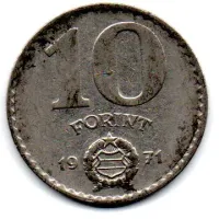 Hungria - 1971 - 10 Forint - MBC