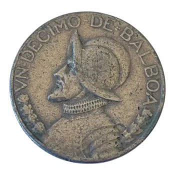 Panamá 1/10 balboa, 1982 moeda 