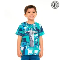 Camiseta Infantil Cristo Redentor 