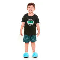 Pijama infantil Filho tenha bom ânimo Jo 16,33 