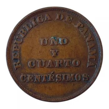 Panamá 1¼ centésimo, 1940 moeda