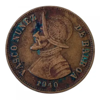 Panamá 1¼ centésimo, 1940 moeda - Foto 2