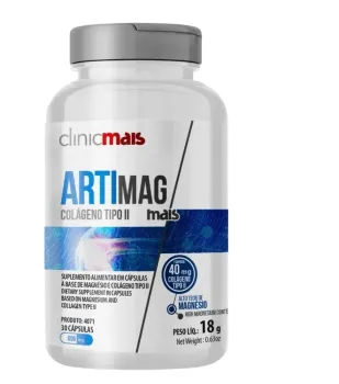 4071-Cáp. ARTIMAG (Colágeno TIPO II e Magnésio   600mg – 30 cap.  