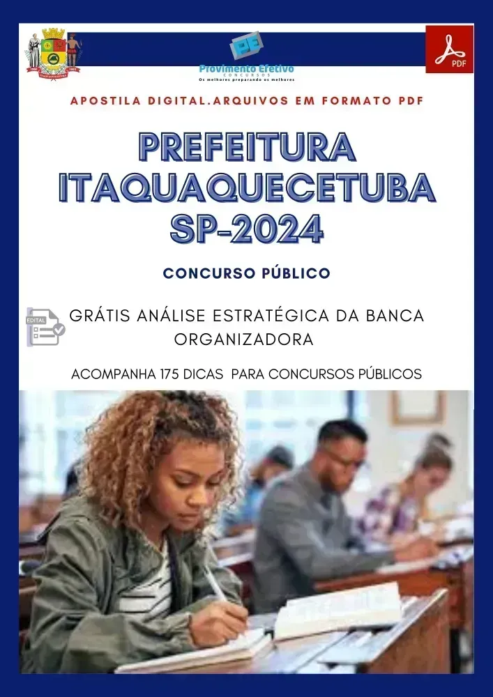 Apostila Itaquaquecetuba SP Assistente Social 2024