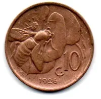 Itália - 1926 - 10 Lire