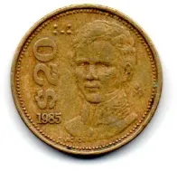 México - 1985 - 20 Pesos