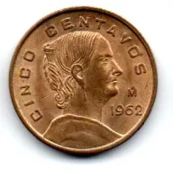 México - 1962 - 5 Centavos