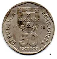 Portugal - 1988 - 50 Escudos