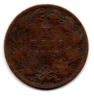 Portugal - 1883 - X Réis