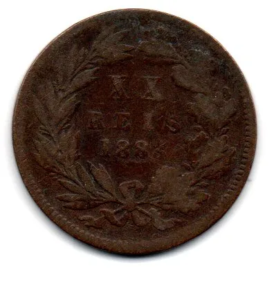 Portugal - 1883 - XX Réis