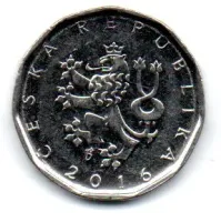 República Tcheca - 2016 - 2 Koruny