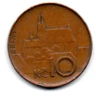 República Tcheca - 1993 - 10 Korun - Foto 2