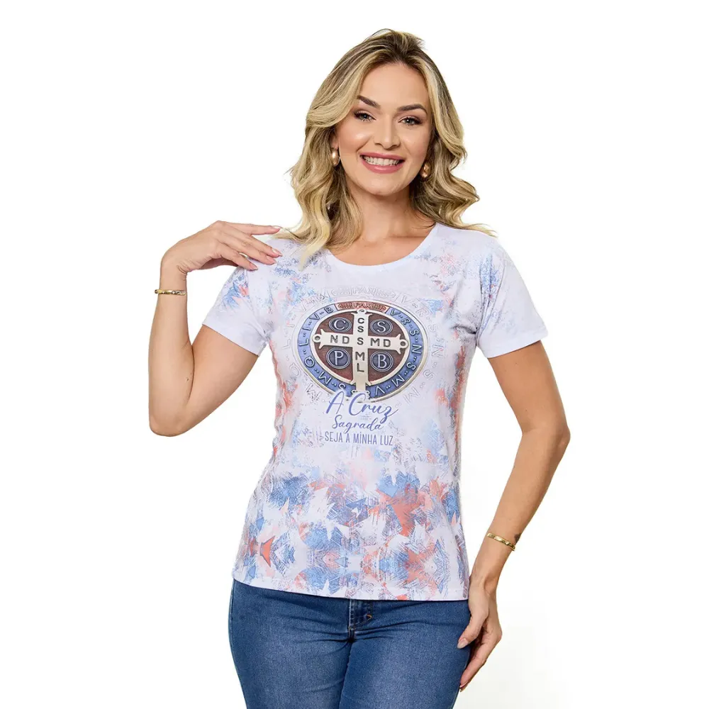 Baby Look Medalha de São Bento 