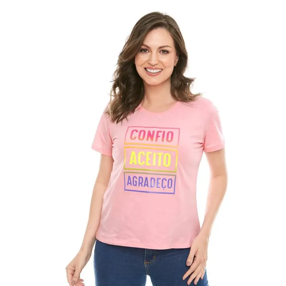 Baby Look Confio, Aceito Agradeço 