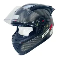 CAPACETE FW3 GTR Racing Carbon fiber grafite c/ Viseira interna - Foto 3