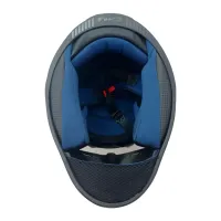 CAPACETE FW3 GTR Racing Bolt Branco / Azul / Laranja c/ Viseira interna - Foto 6