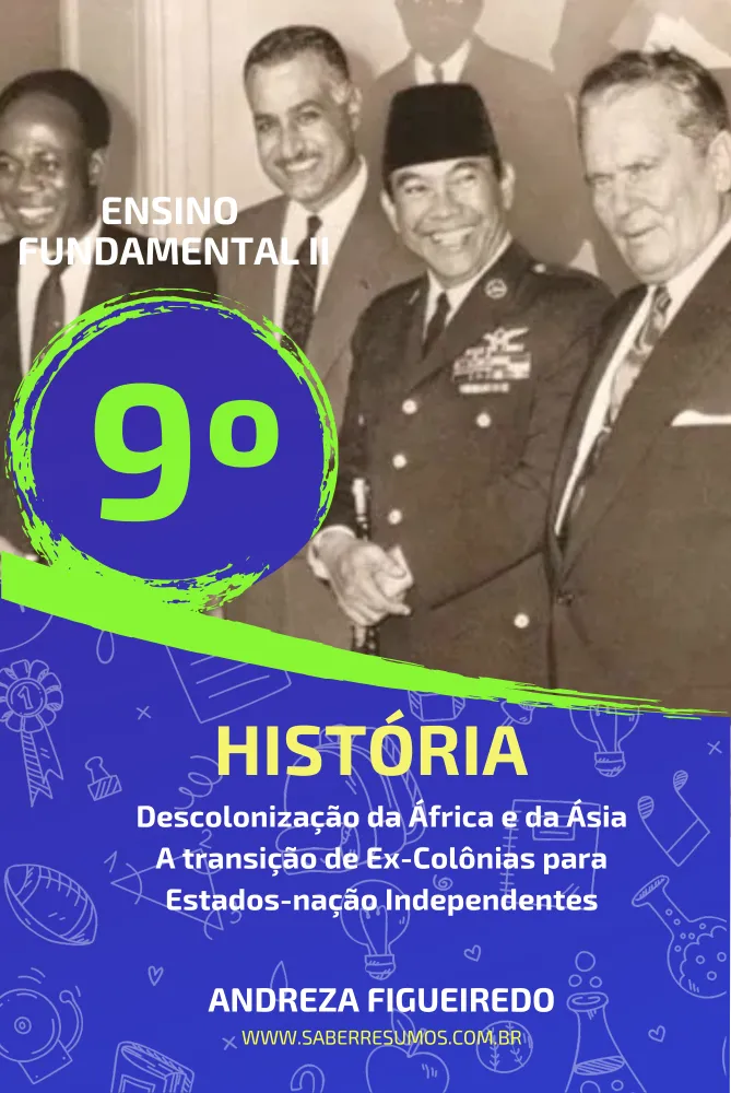 687 - História - Descolonização da África e da Ásia - A transição de Ex-Colônias para Estados-nação Independentes - 9º ano - PDF com 11 páginas