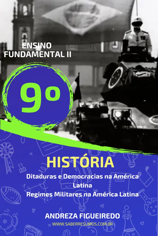 688 - História - Ditaduras e Democracias na América Latina - Regimes Militares na América Latina - 9º ano - PDF com 30 páginas Imagem