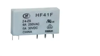 RELÉ DE INTERFACE SLIM 24VDC HF41F-24-ZS 6A 250VAC + BASE - Foto 2