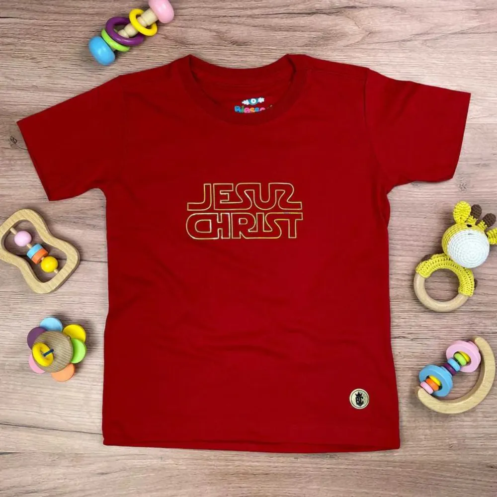 T-Shirt Infantil Jesus Christ