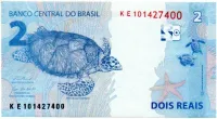 2 Reais - Data: 2023 - Fernando Haddad / Roberto Campos Neto - KE - Estado de Conservação: Flor de Estampa (Fe) - Foto 2