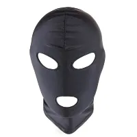 MÁSCARA BONDAGE PRETA - SI.                                                                                                                                             LIBYSEXSHOP