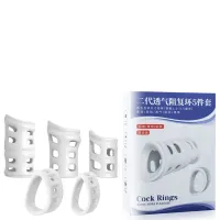 Kit com 5 Anéis de Alta Resistência Corretora do Prepúcio – COCK RINGS – CR-013